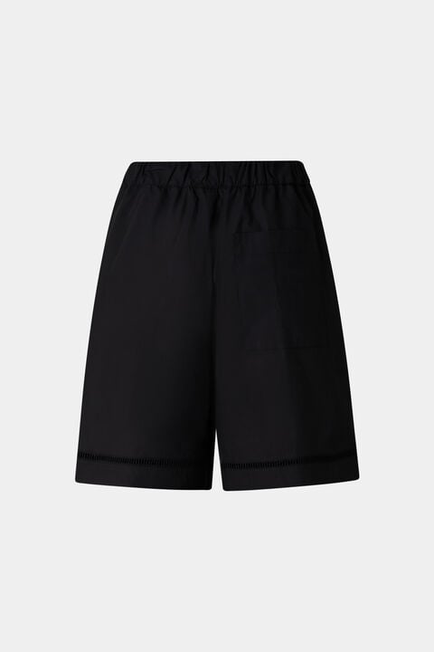 Sunny Cotton Shorts In Black