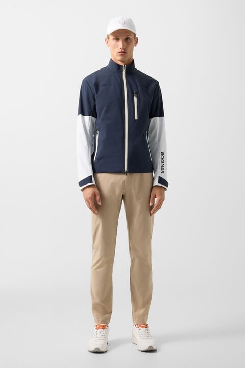 Bolek Functional Jacket In Navy Blue/White