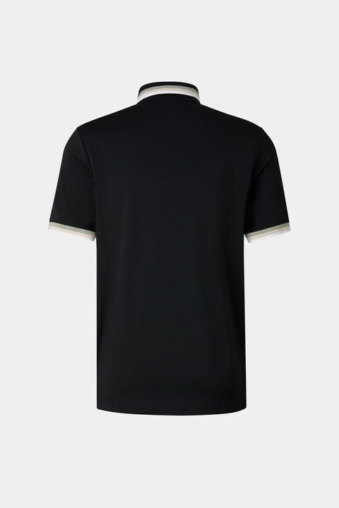 Arik Functional Short-Sleeved Top In Black
