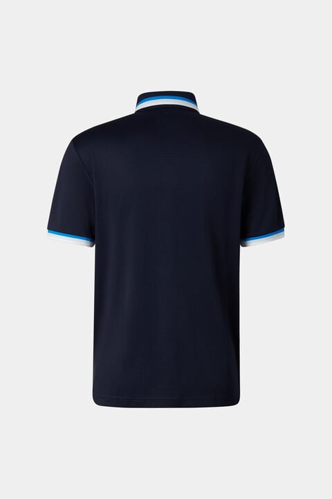 Arik Functional Short-Sleeved Top In Navy Blue
