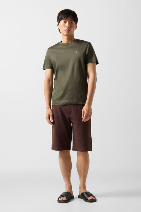 T-Shirt Ryan In Olive Green