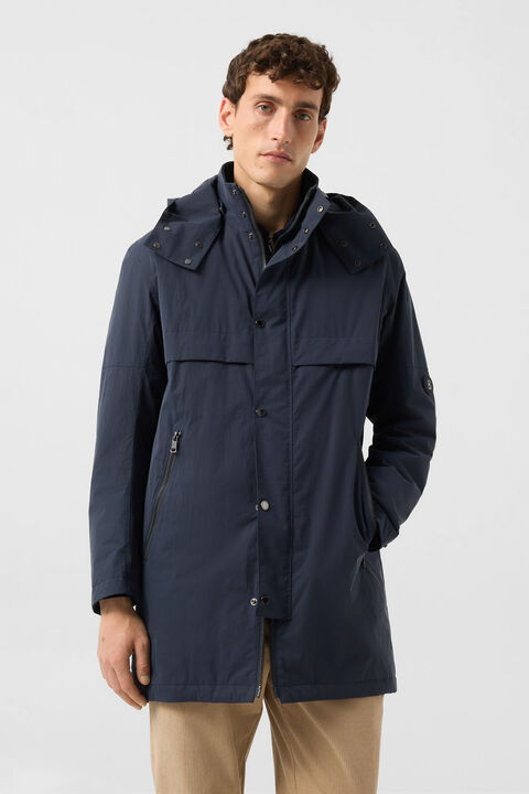 Parka Franky In Navy Blue