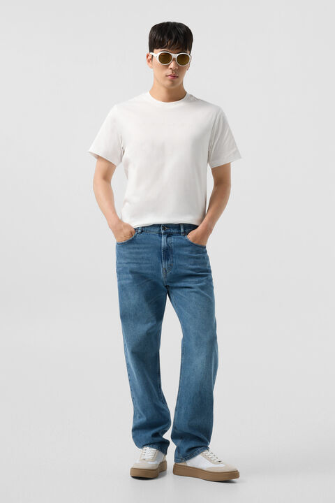 Cotton T-Shirt Lukas In White