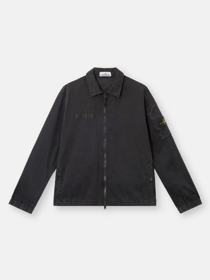 1200003 ORGANIC STRETCH BROKEN TWILL COTTON 'OLD' EFFECT
