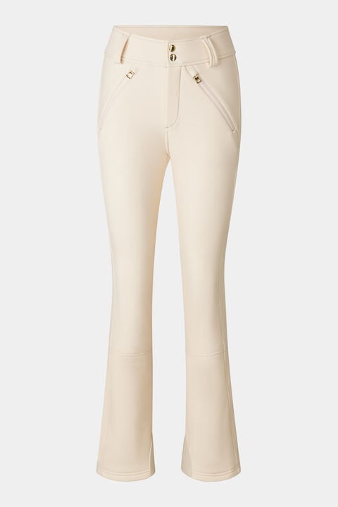 Hazel Softshell Ski Trousers In Cream