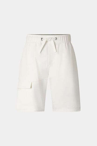 Denny Cargo Sweatshorts In Off-White/Eucalyptus