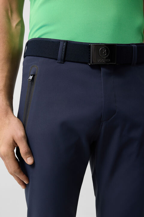 Nahil Functional Trousers In Navy Blue