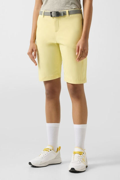 Zita Functional Bermuda Shorts In Yellow