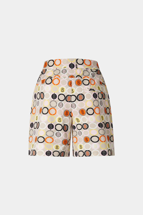 Eleni Functional Shorts In Sand/Orange/Grey