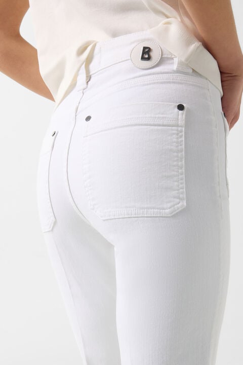Flared Fit Jeans Devin In White