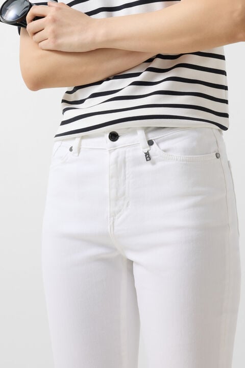 7/8 Slim Fit Jeans Julie In White