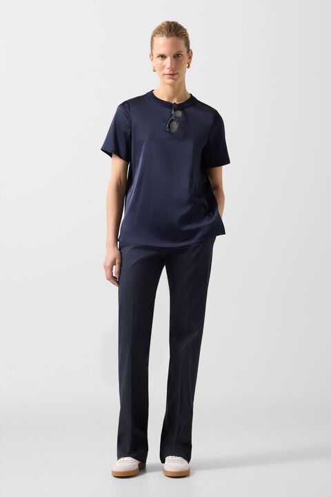 Cotton Chinos Jody In Navy Blue