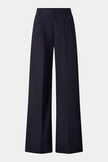 Pleated Trousers Amy In Navy Blue
