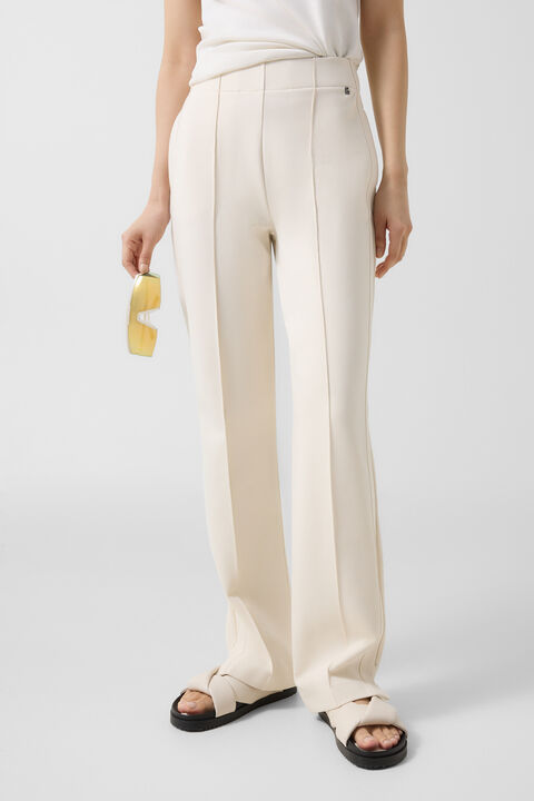 Penny Jersey Trousers In Cream