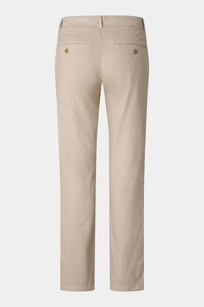 Linen Mix Chinos Riley Casual In Beige