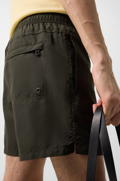 Paul Swim Trunks In Olive Green