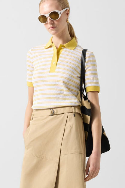 Jocy Wrap Skirt In Camel