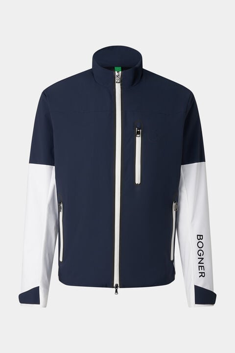 Bolek Functional Jacket In Navy Blue/White