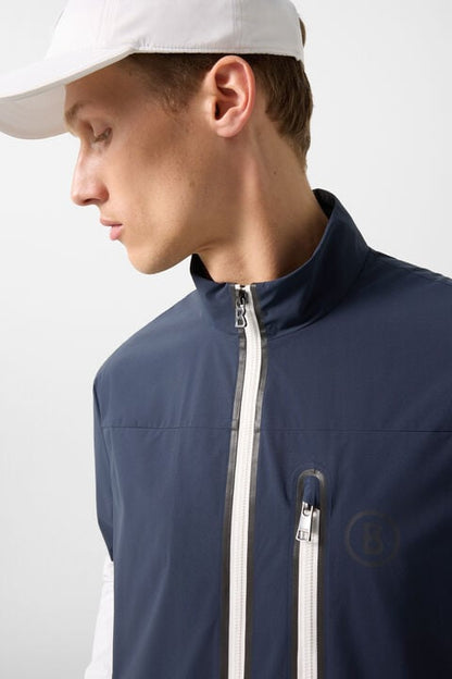 Bolek Functional Jacket In Navy Blue/White