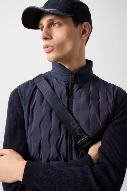 Dane Hybrid Waistcoat In Navy Blue