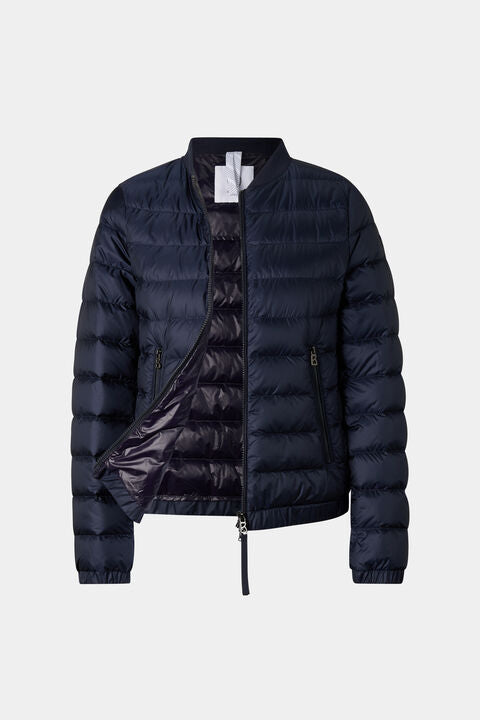 Marybel Lightweight Down Jacket In Navy Blue