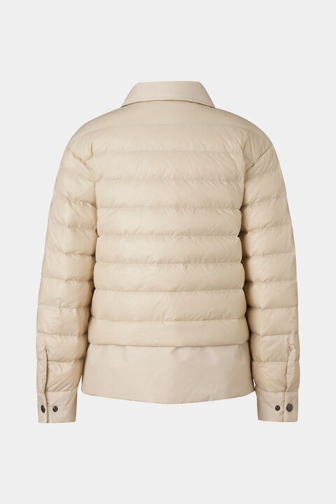 Audrey Lightweight Down Jacket In Sand