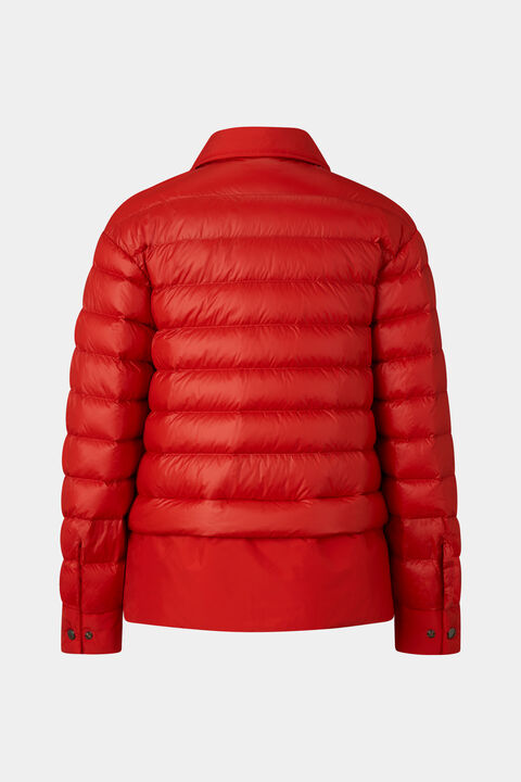 Audrey Lightweight Down Jacket In Red