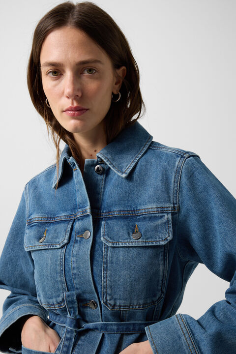 Pelin Denim Jacket In Denim Blue