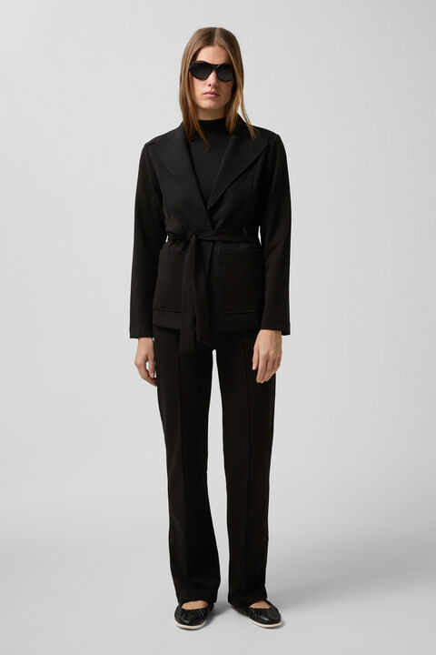 Benisha Jersey Blazer In Black
