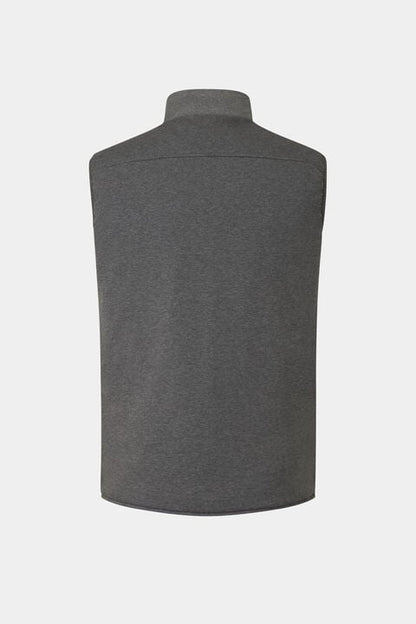Willis Reversible Waistcoat In Black/Grey