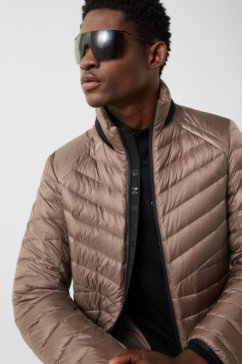 Liman Lightweight Down Jacket In Mud