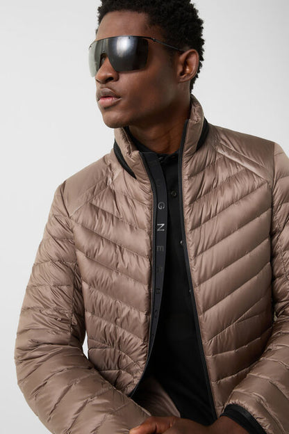 Liman Lightweight Down Jacket In Mud