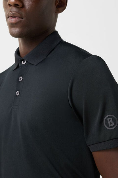 Daniel Functional Short-Sleeved Top In Black