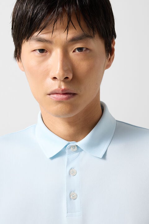 Daniel Functional Short-Sleeved Top In Light Blue