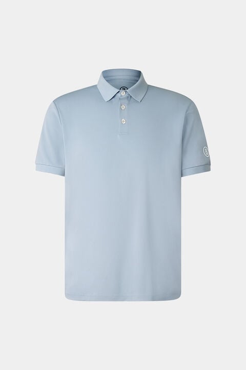 Daniel Functional Short-Sleeved Top In Misty Blue