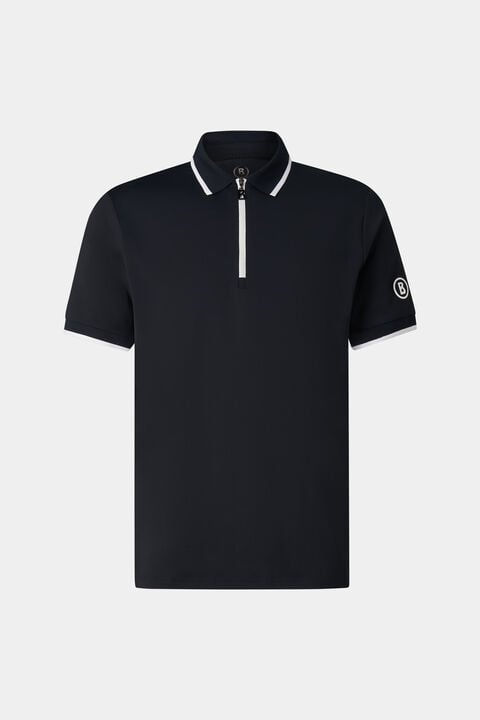 Cody Functional Short-Sleeved Top In Black