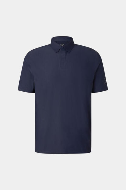 Casimir Functional Short-Sleeved Top In Navy Blue