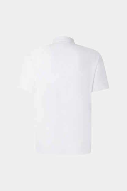 Casimir Functional Short-Sleeved Top In White