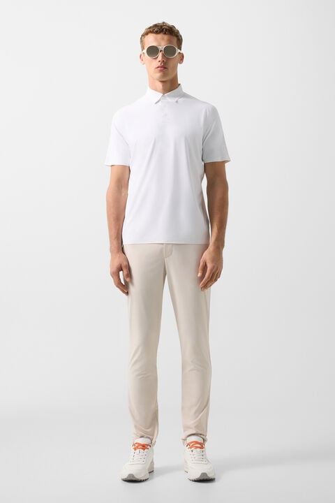 Casimir Functional Short-Sleeved Top In White