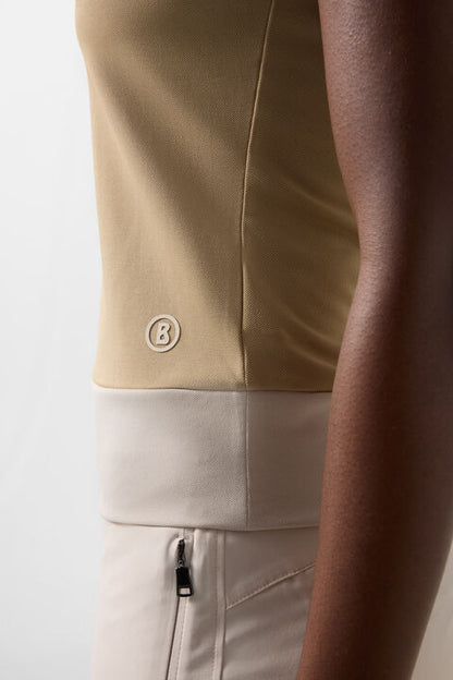 Polo Top Alysha In Beige