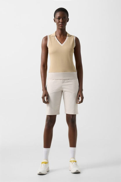 Polo Top Alysha In Beige