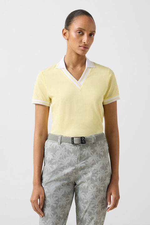 Jula Functional Short-Sleeved Top In Yellow