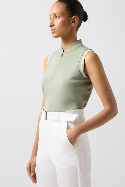 Evi Polo Top In Eucalyptus