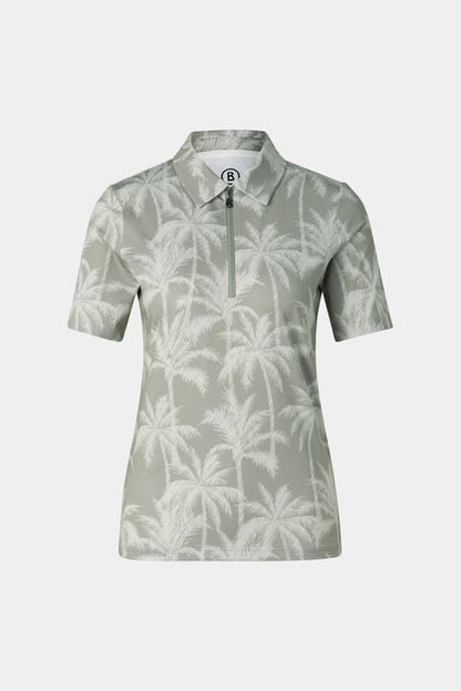 Taya Functional Short-Sleeved Top In Eucalyptus