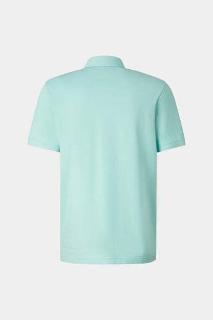 Timo Polo Shirt In Cyan-Blue