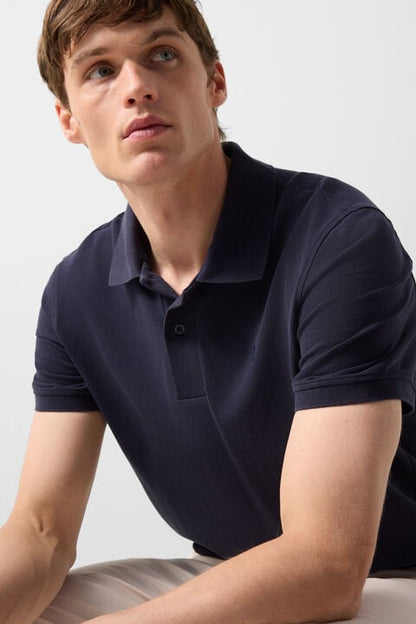 Fion Polo Shirt In Navy Blue