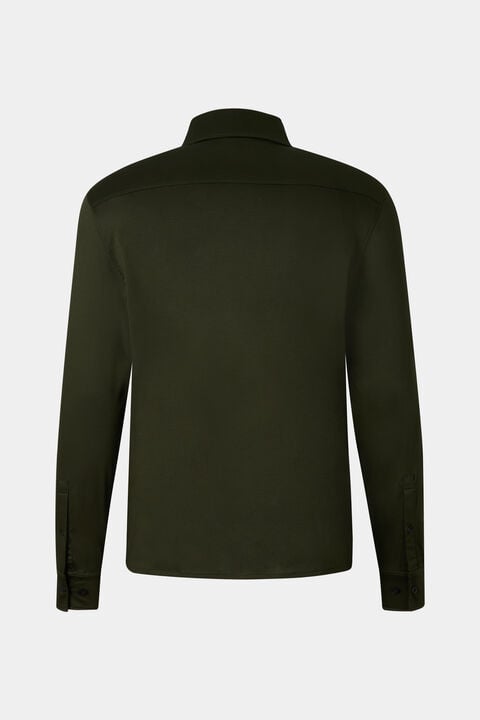 Jersey Shirt Franz In Olive Green