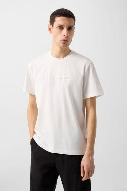 T-Shirt Lukas In Off-White