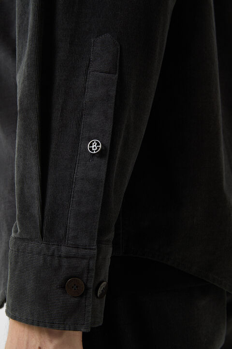 Corduroy Shirt Heiko In Anthracite
