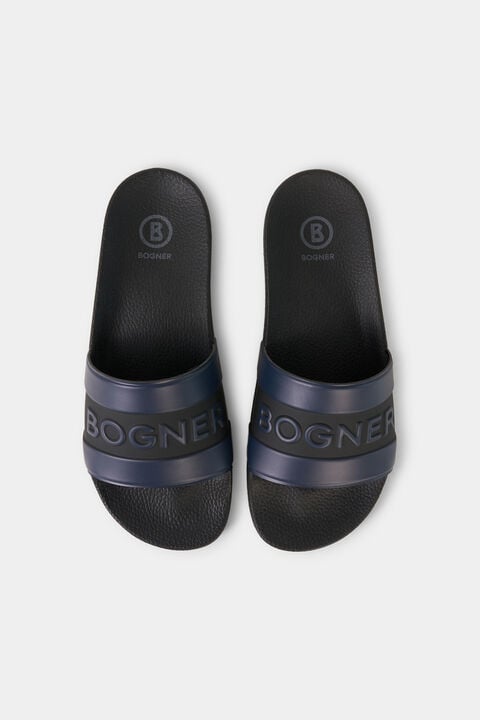 Slides Belize In Navy Blue/Black